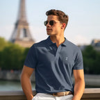 Men Formal T-Shirt – Men Pure Cotton Polo Collar T-shirt