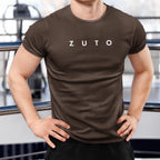 Zuto Men Premium T-Shirt - Men Solid Pure Cotton Round-Neck T-Shirt