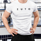 Zuto Men Premium T-Shirt - Men Solid Pure Cotton Round-Neck T-Shirt